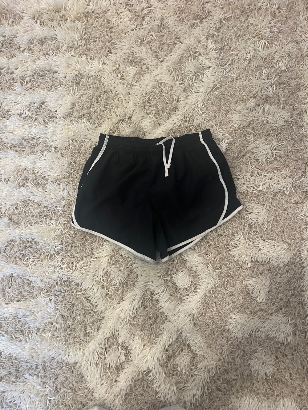 Nike Black Shorts with White Trim